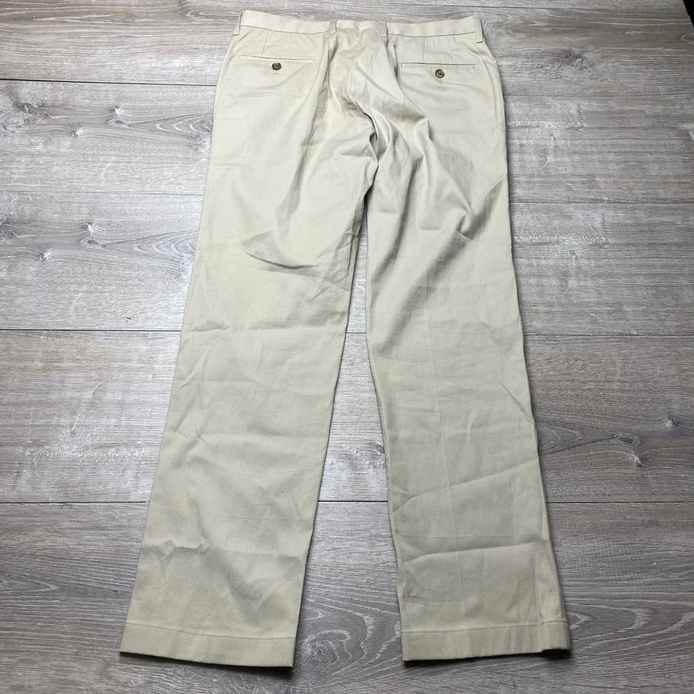 Peter Manning Pants Mens 31W 29L Tan Khaki Chino Cotton Twill Trousers‎